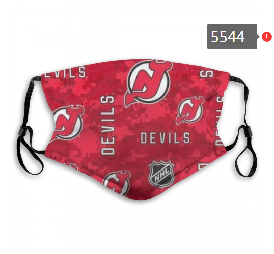 2020 NHL New Jersey Devils Dust mask with filter->new jersey devils->NHL Jersey